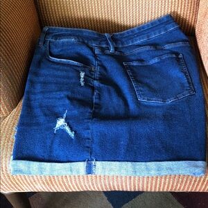 Ava & Viv Dark Blue Denim Shorts